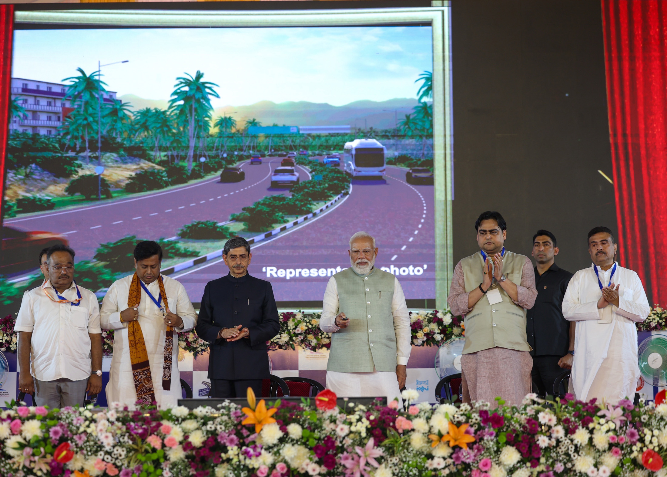 PM lays foundation stone, inaugurates various development works worth Rs.18,700 crore in Kolkata, West Bengal
