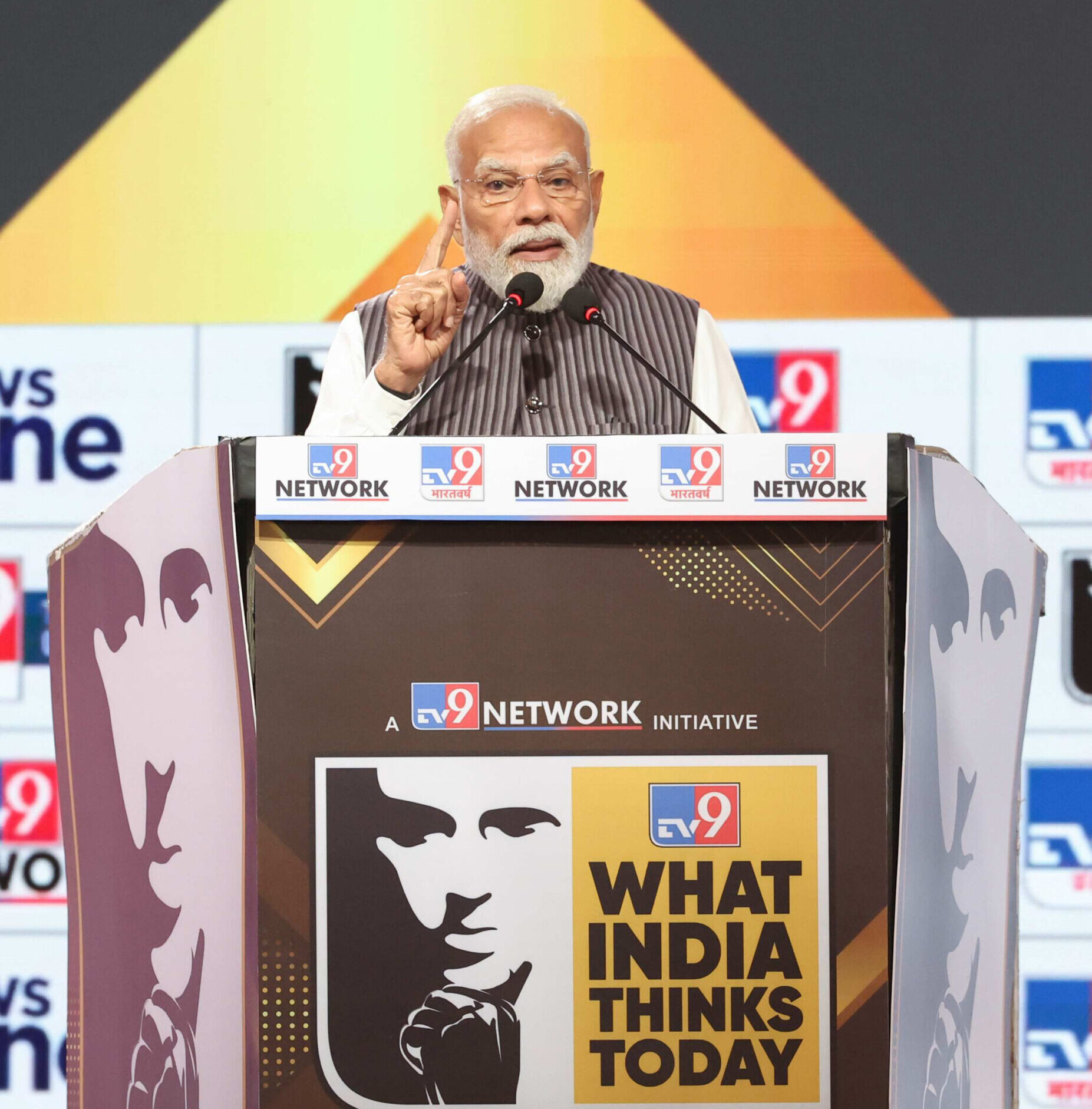 PM attends the TV9 Network Summit  2026 under the theme India and the World, in New Delhi on March 23, 2026.