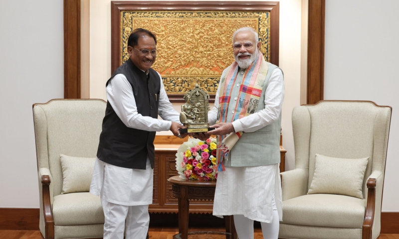 Chief Minister of Chhattisgarh meets PM