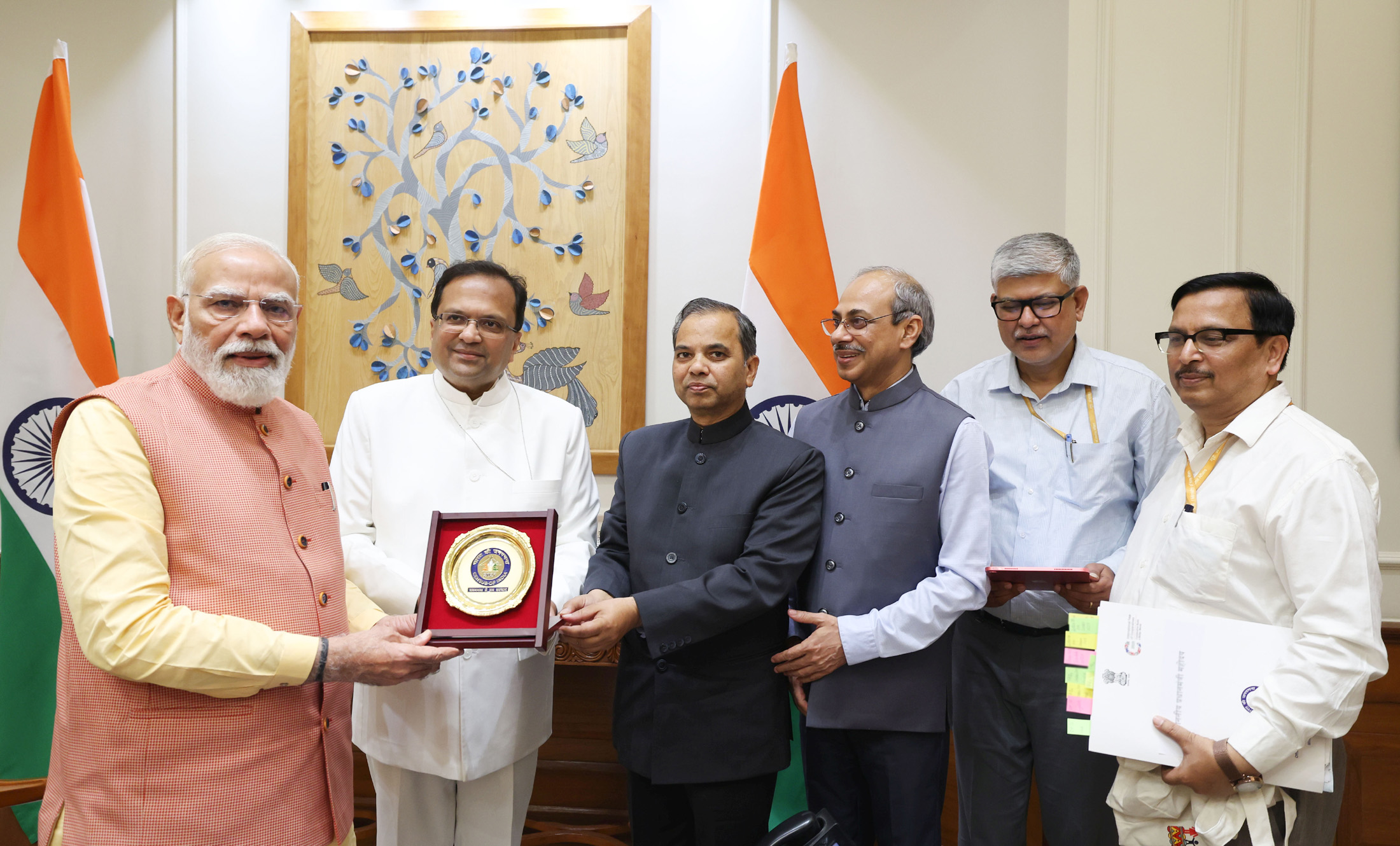 PM completes his self enumeration, appeals to people of India to self-enumerate their household details and participate in the Census process