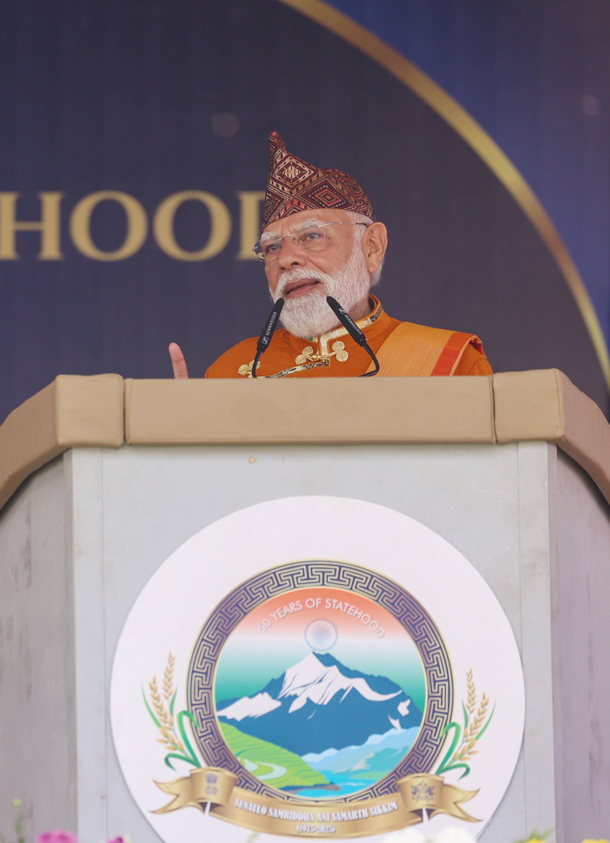 PM’s address at the closing ceremony of Sikkim’s 50th Year of Statehood Celebrations in Gangtok