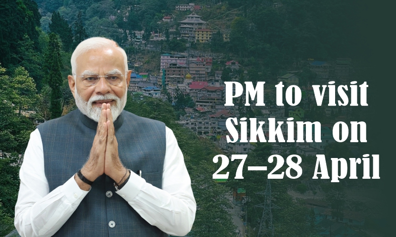 PM to visit Sikkim on 27–28 April