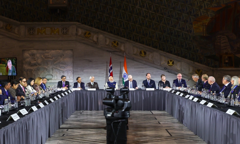 PM attends the India-Norway Business and Research Summit