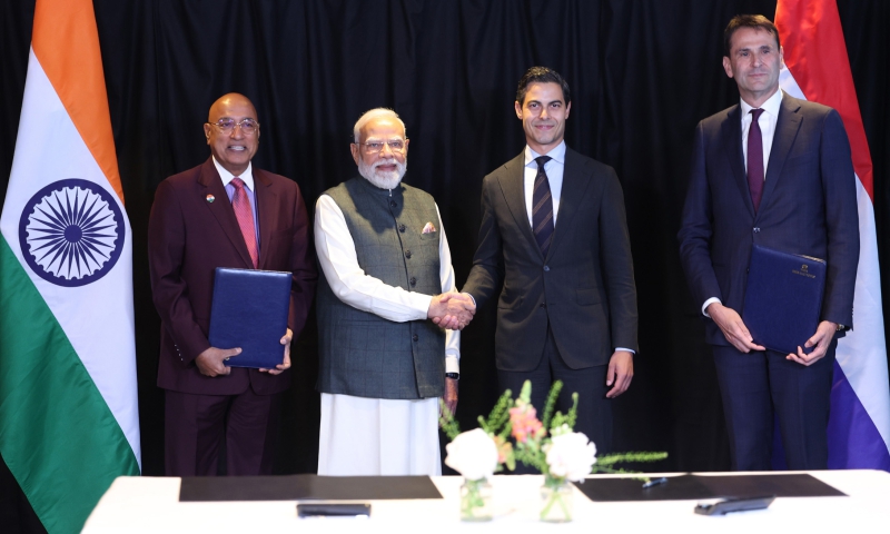 PM witnesses signing of agreement between ASML and Tata Electronics for Semiconductor manufacturing