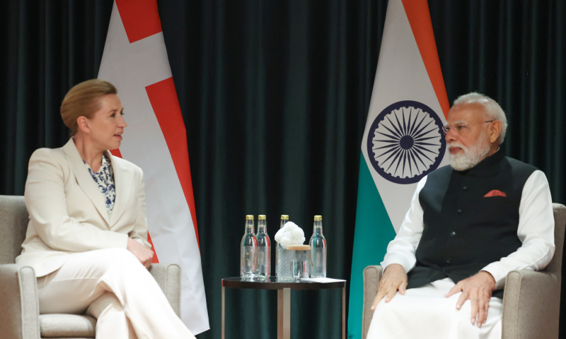 PM&rsquo;s meeting with Acting Prime Minister of Denmark on the margins of the 3rd India-Nordic Summit