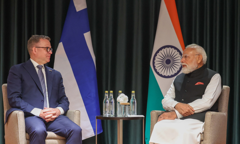 PM&rsquo;s meeting with Prime Minister of Finland on the margins of the 3rd India-Nordic Summit