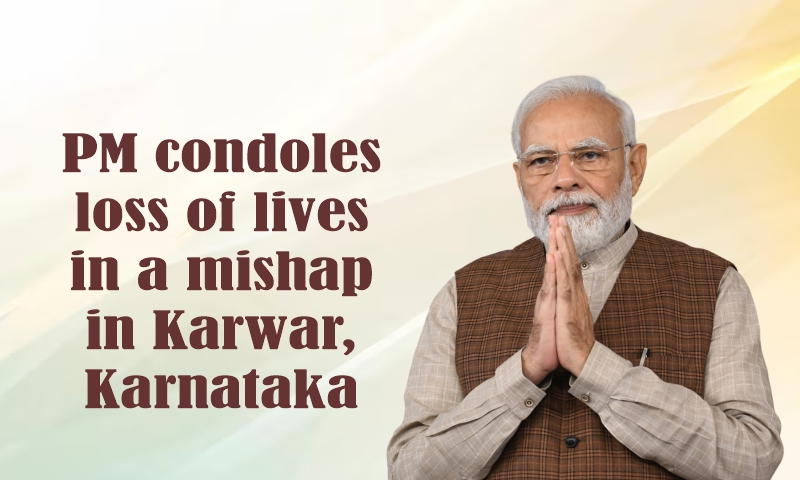 PM condoles loss of lives in a mishap in Karwar, Karnataka