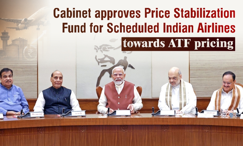 Cabinet approves Price Stabilization Fund for Scheduled Indian Airlines towards ATF pricing