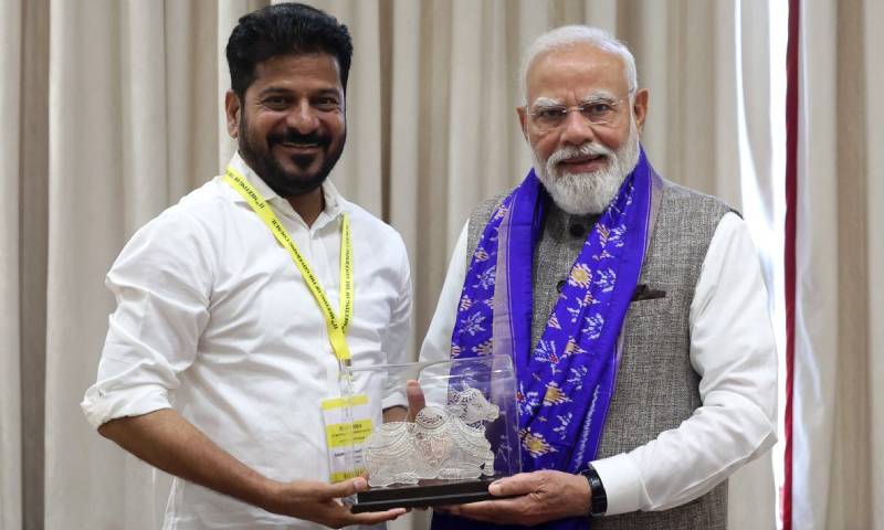 Chief Minister of Telangana meets PM