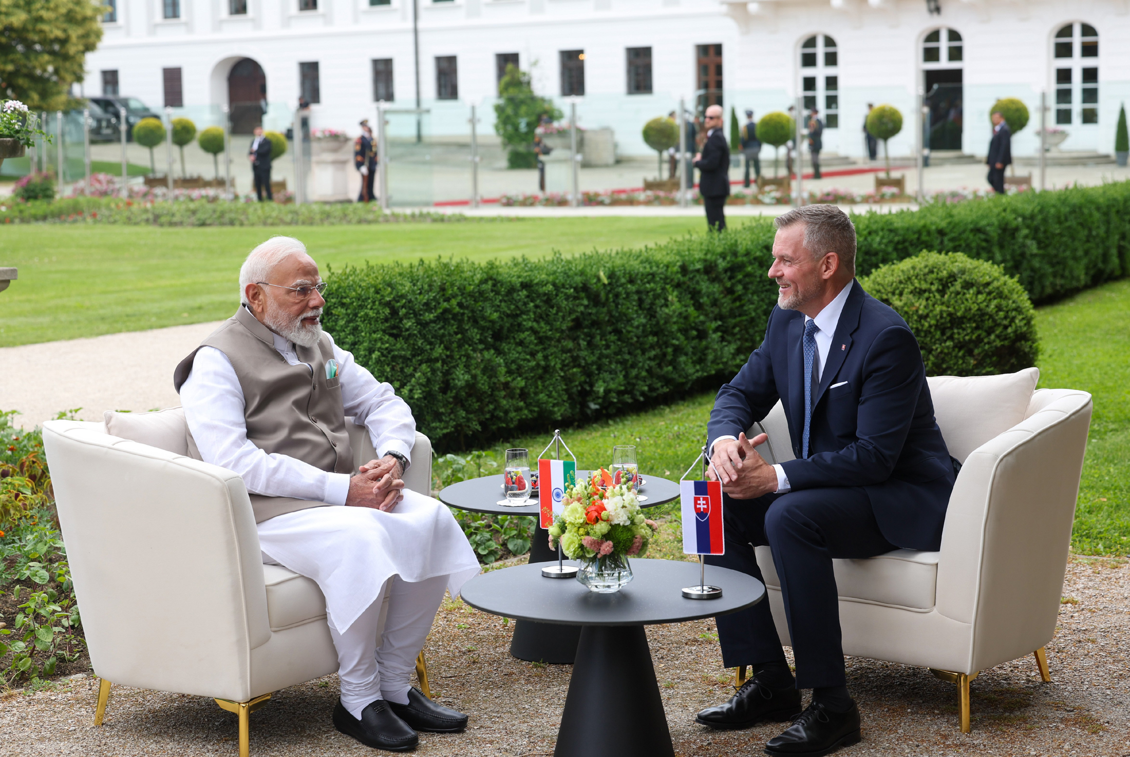 PM meets with the President of the Slovak Republic