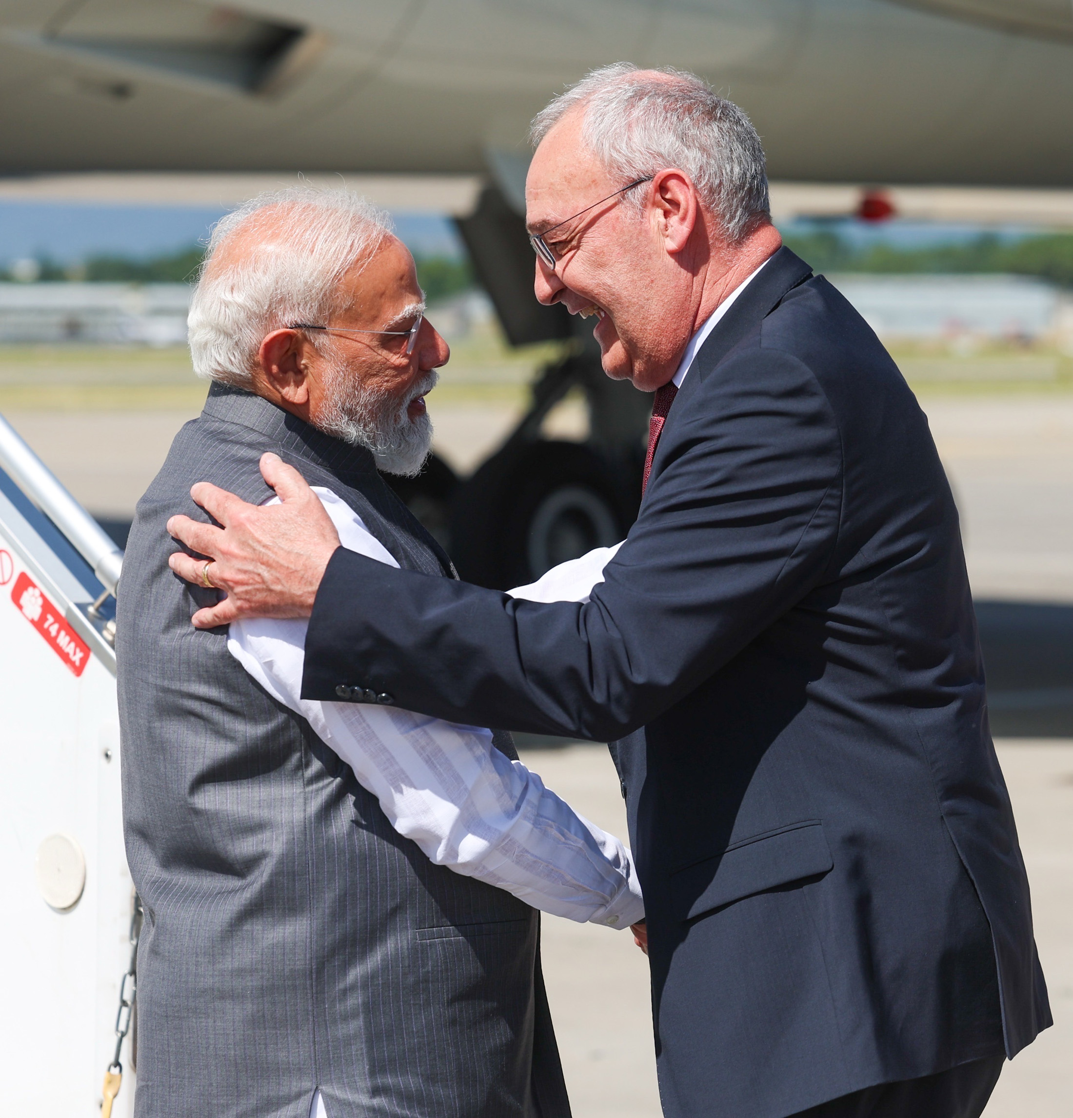 PM arrives in Geneva, Switzerland on June 09, 2026.