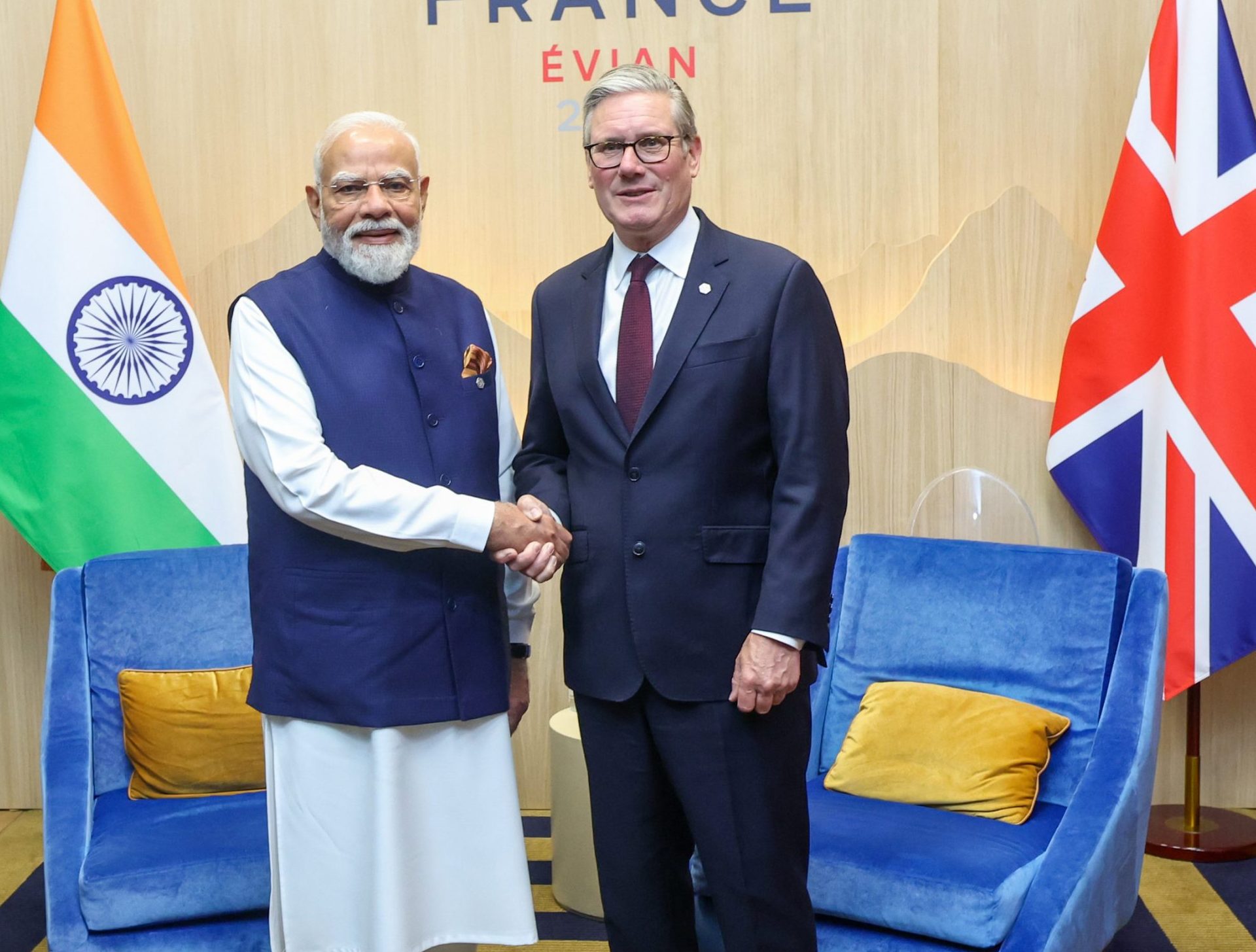 PM’s meeting with Prime Minister of UK on the sidelines of the G7 Summit