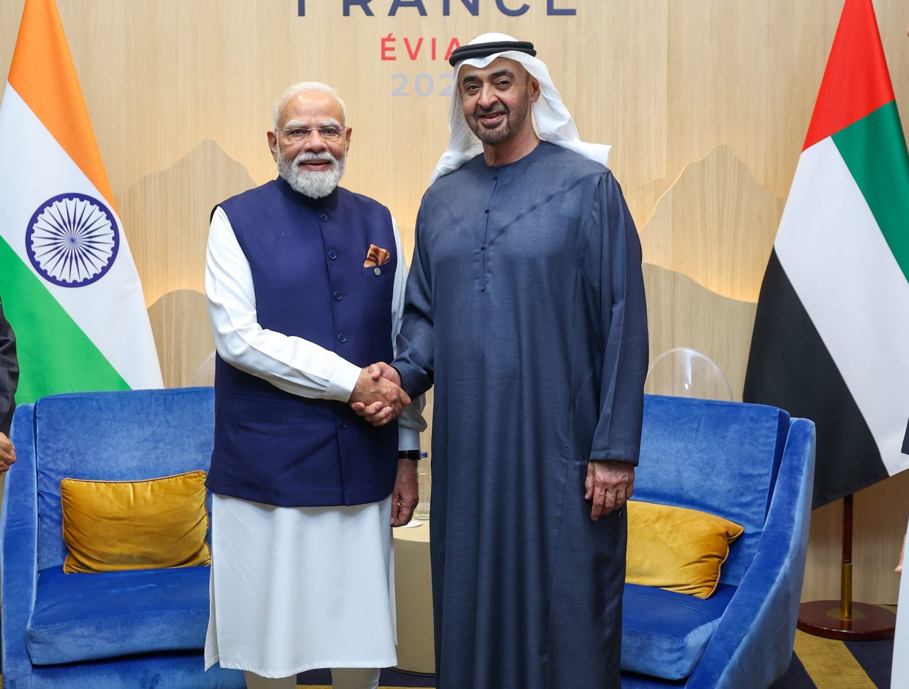 PM meets President of the United Arab Emirates on the sidelines of the G7 Summit