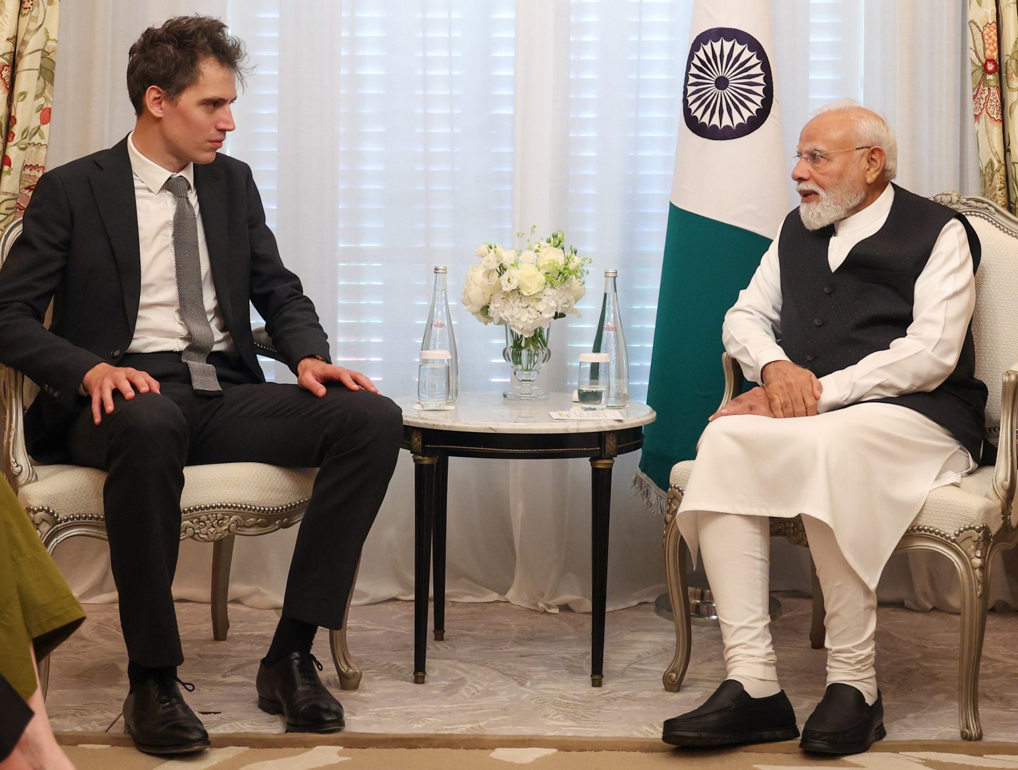 PM exchanges views with Mistral AI CEO Arthur Mensch on trusted AI, innovation and international cooperation