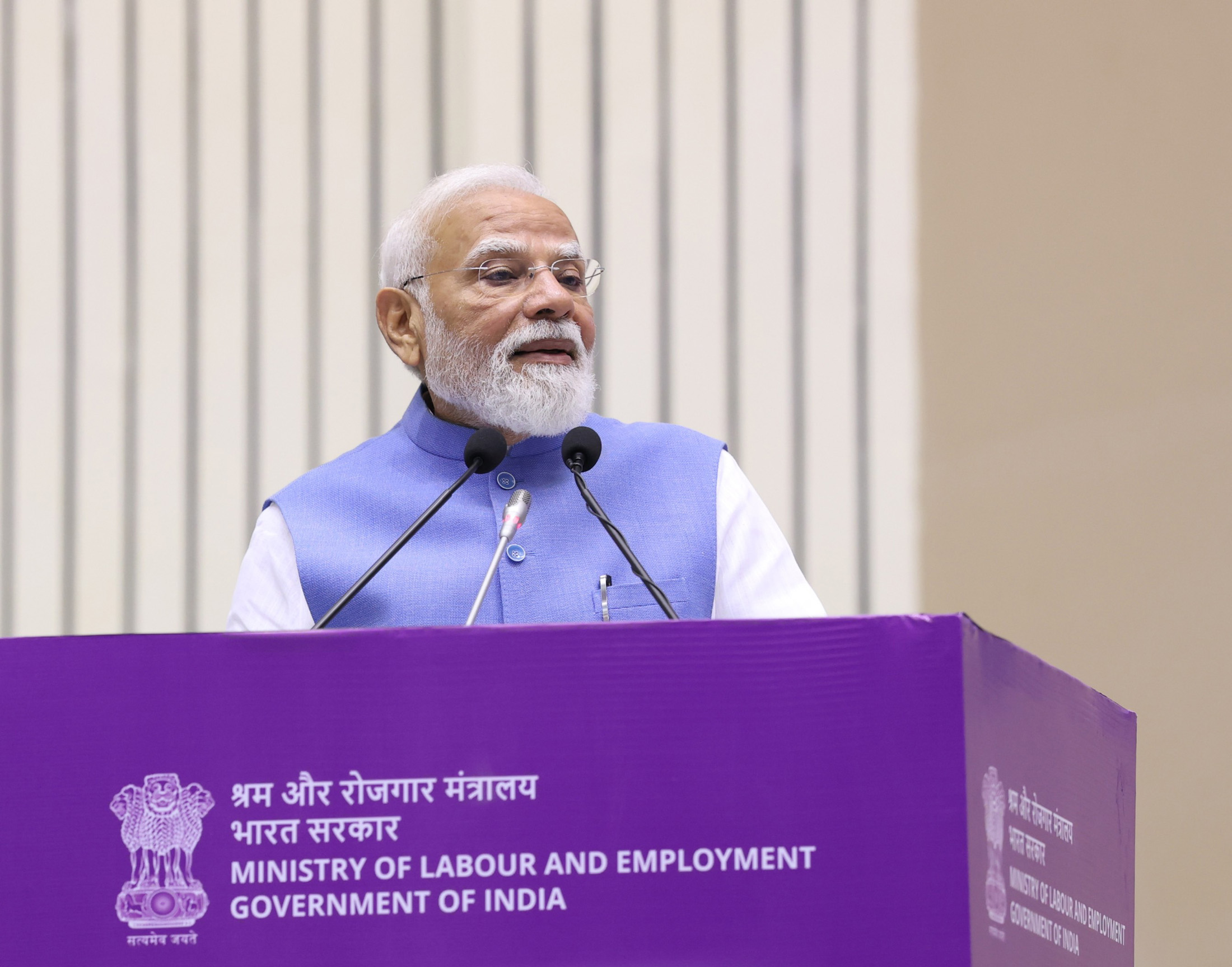 PM’s address while disbursing incentives under the Pradhan Mantri Viksit Bharat Rozgar Yojana in New Delhi