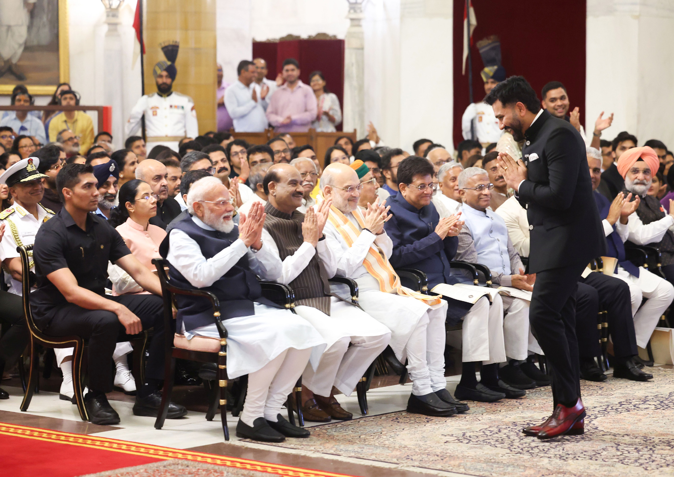 PM attends the Civil Investiture Ceremony-II (Padma Awards  2026) held at Rashtrapati Bhavan, in New Delhi on June 23, 2026.