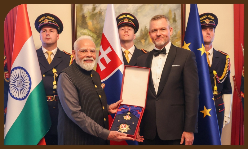 PM conferred with the highest national honour of the Slovak Republic – ”Order of the White Double Cross, 1st Class” PM conferred with the highest national honour of the Slovak Republic – ”Order of the White Double Cross, 1st Class”