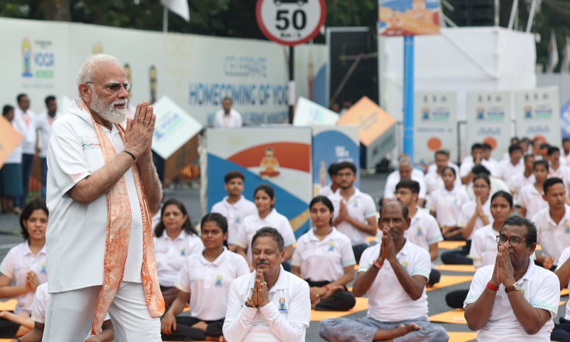 PM expresses gratitude for making International Day of Yoga 2026 a global celebration