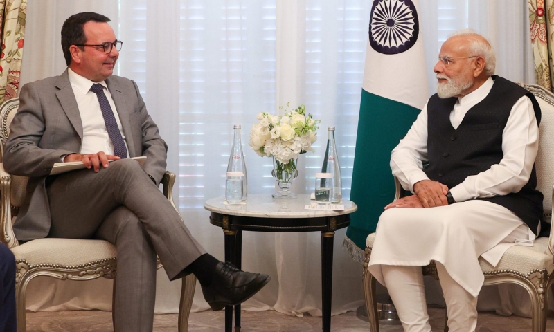 PM interacts with Alstom CEO Mr. Martin Sion, highlights opportunities for global collaboration with India’s youth
