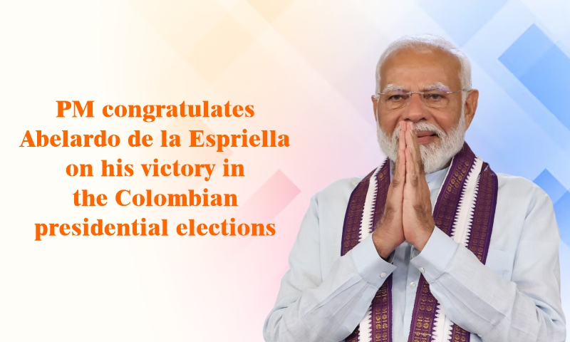 PM congratulates Abelardo de la Espriella on his victory in the Colombian presidential elections