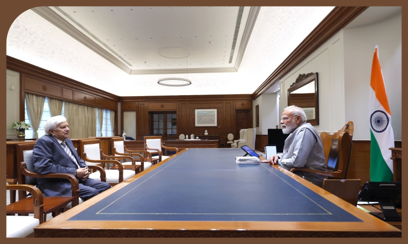Eminent industry leader Shri Ravi Kant meets the PM Eminent industry leader Shri Ravi Kant meets the PM