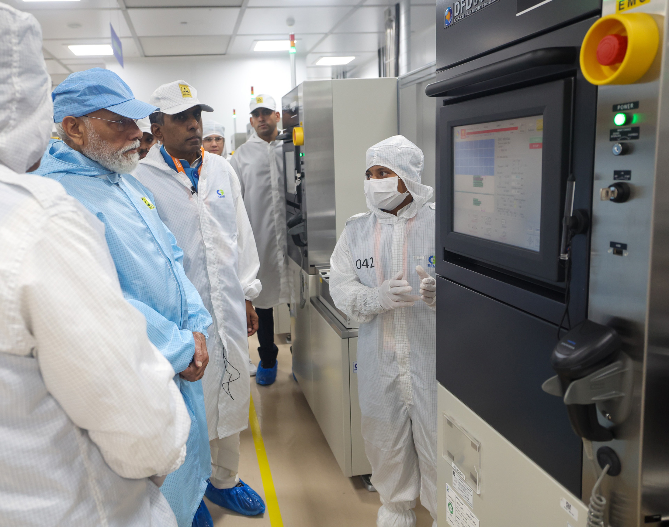 PM shares glimpses from inauguration of CG Semi Outsourced Semiconductor Assembly and Test (OSAT) facility in Sanand, Gujarat