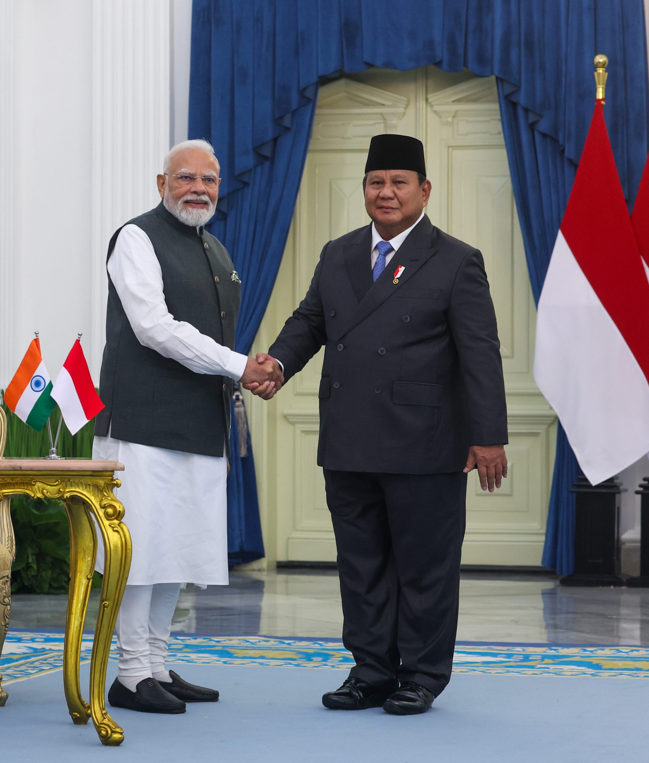 PM receives a grand ceremonial welcome at the Presidential Palace, marking the beginning of his official engagements at Jakarta, in Indonesia on July 07, 2026.