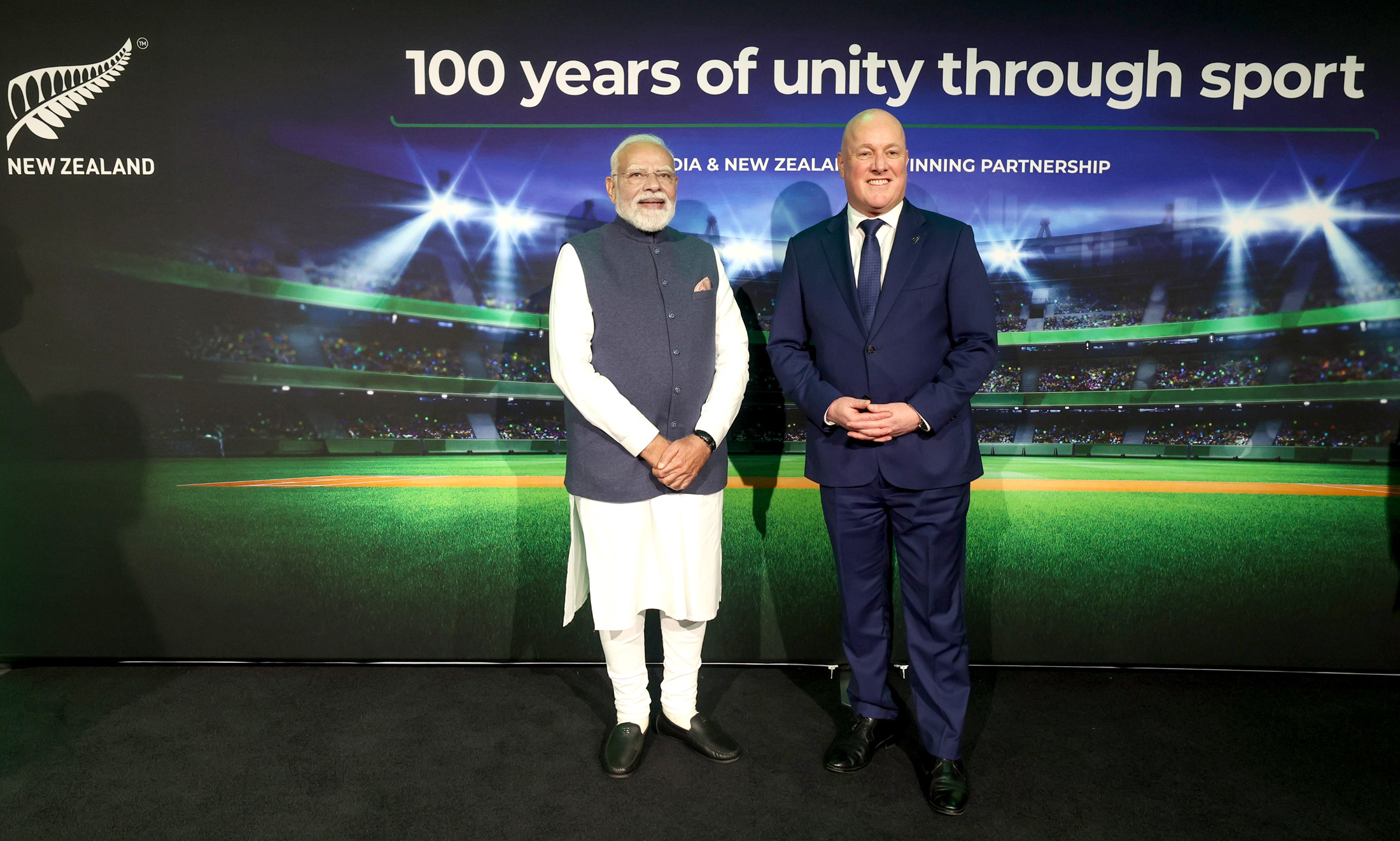 PM receives a warm ceremonial welcome at Government House in Auckland, New Zealand on July 11, 2026.