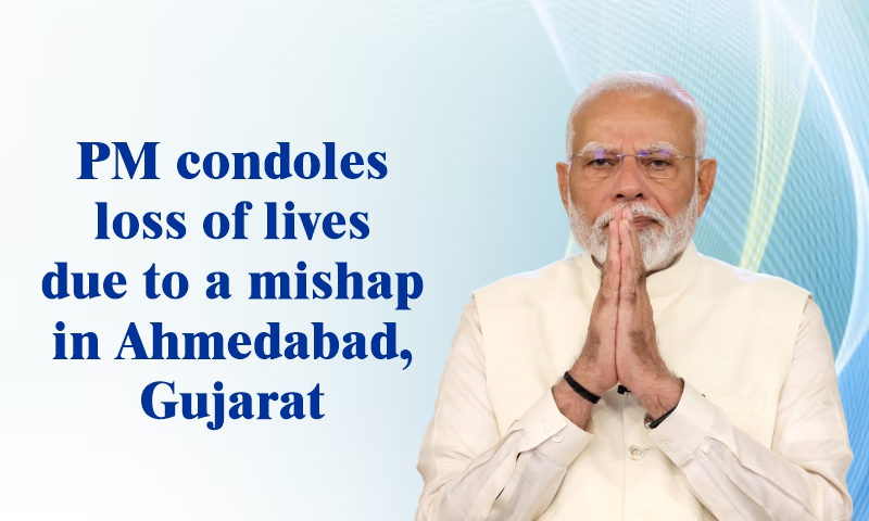PM condoles loss of lives due to a mishap in Ahmedabad, Gujarat PM condoles loss of lives due to a mishap in Ahmedabad, Gujarat