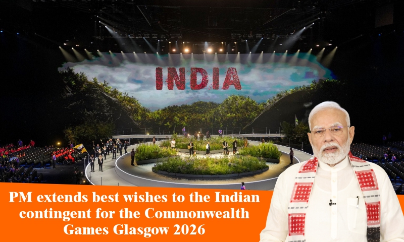PM extends best wishes to the Indian contingent for the Commonwealth Games Glasgow 2026 PM extends best wishes to the Indian contingent for the Commonwealth Games Glasgow 2026