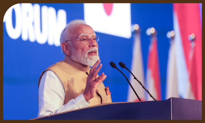 ইন্দিয়া-জাপান বিজিনেস ফোরমদা প্রধান মন্ত্রী নরেন্দ্র মোদীনা থমখিবা ৱারোলগী মনিপুরী ৱাহন্থোক
