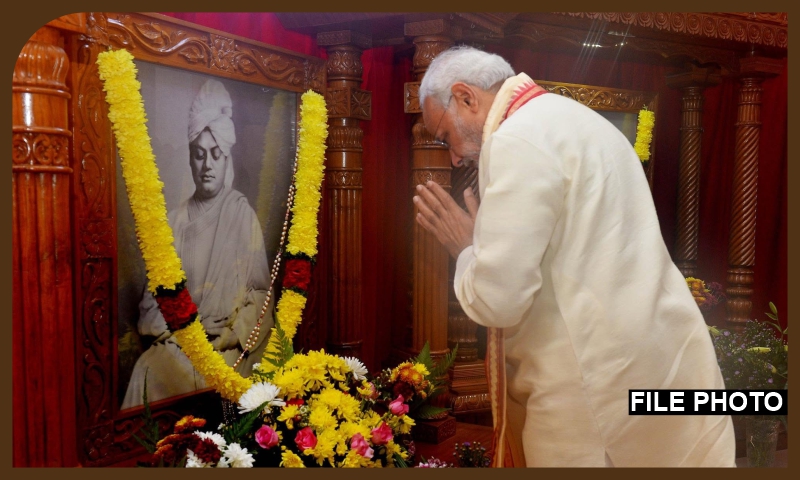 PM pays tribute to Swami Vivekananda on his Nirvana Day PM pays tribute to Swami Vivekananda on his Nirvana Day