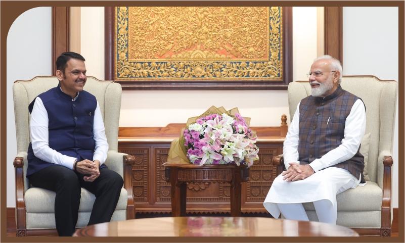 CM of Maharashtra meets the PM