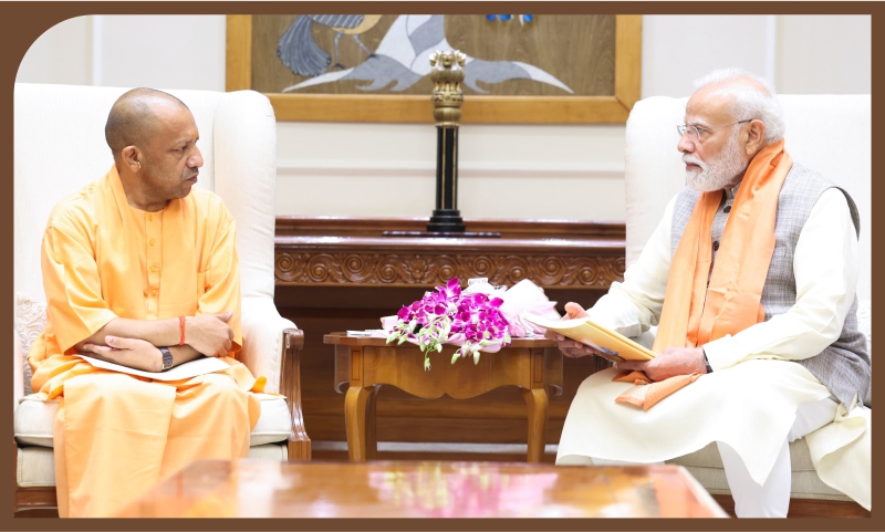 Chief Minister of Uttar Pradesh meets the PM Chief Minister of Uttar Pradesh meets the PM