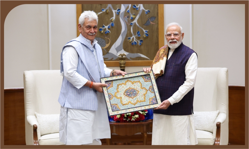 Lieutenant Governor of Jammu & Kashmir meets PM