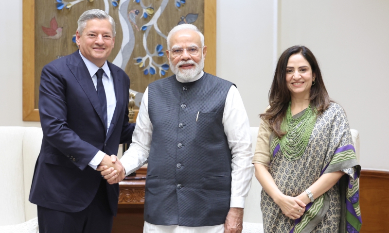 Mr. Ted Sarandos meets the PM
