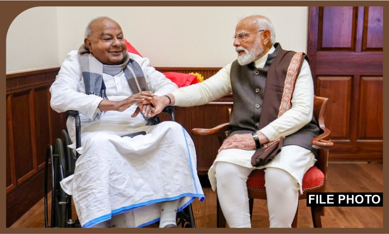 PM expresses gratitude to Shri Deve Gowda Ji for birthday greetings