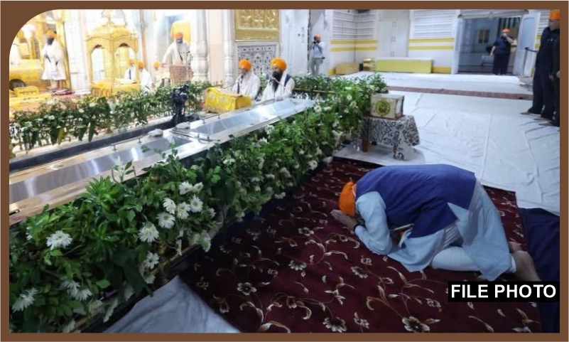 PM extends greetings on the Parkash Purab of Sri Guru Granth Sahib Ji
