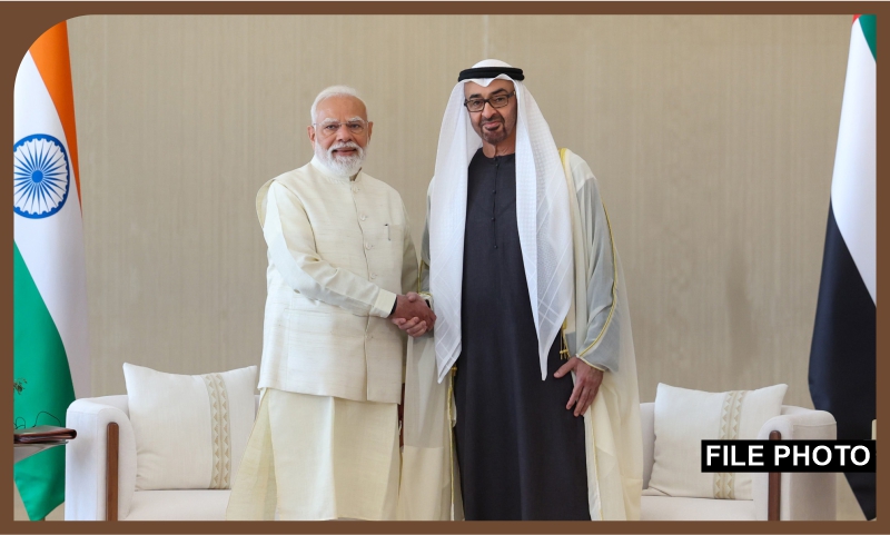 PM receives a telephone call from the President of the UAE