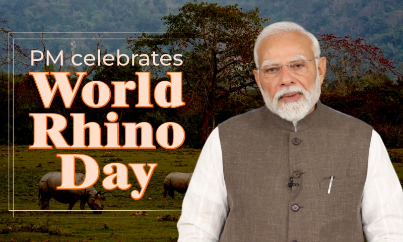 PM celebrates World Rhino Day