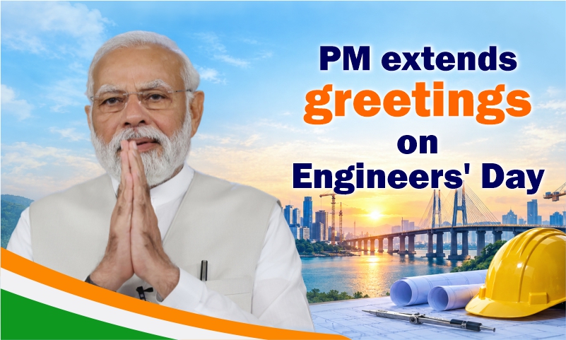 PM extends greetings on Engineers’ Day