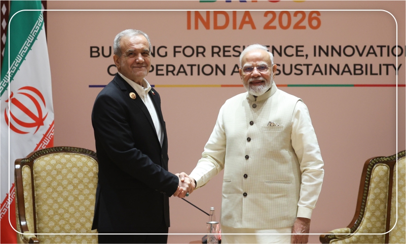 PM meets with the President of Iran on the sidelines of BRICS Summit