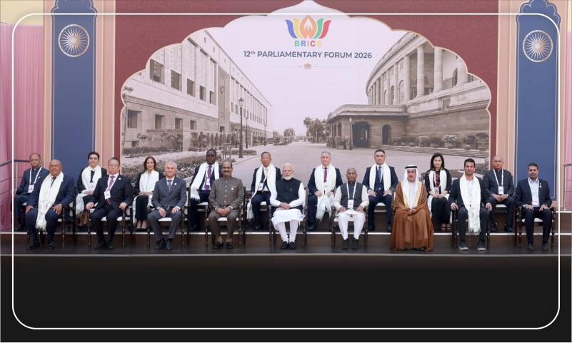 PM interacts with MPs from BRICS nations during the 12th BRICS Parliamentary Forum in New Delhi