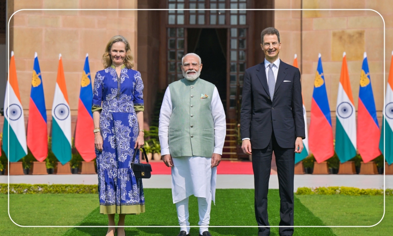 PM meets Hereditary Prince Alois of Liechtenstein