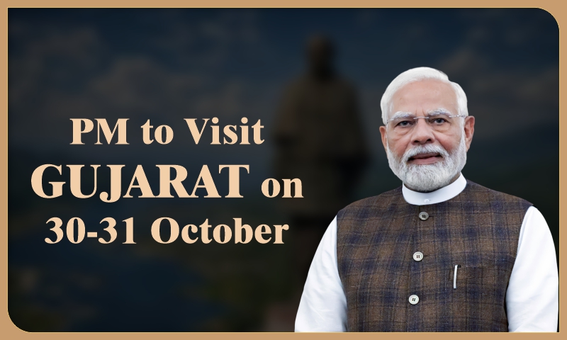 PM to Visit Gujarat on 30-31 October